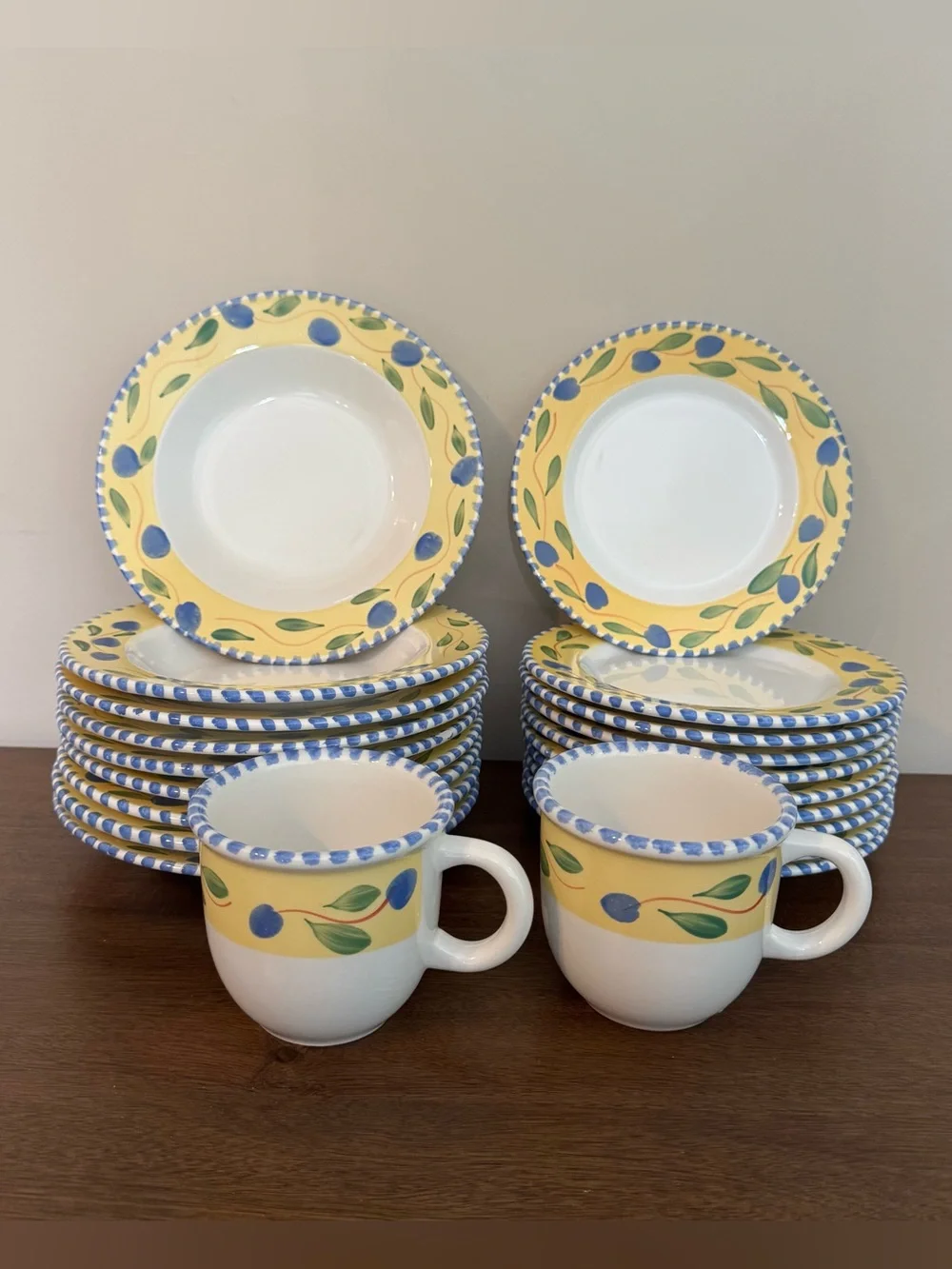 Pier 1 Palermo Rim 9 Soup Bowl, 10 Dinner Plate $ 2 Mug